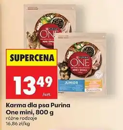 Biedronka Karma dla psa Purina One Mini 800 g oferta