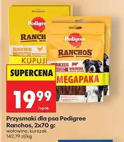 Biedronka Przysmaki dla psa Pedigree Ranchos, 2x70 g oferta