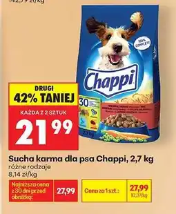 Biedronka Sucha karma dla psa Chappi, 2,7 kg oferta