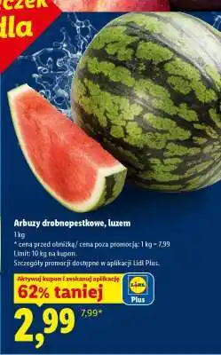 Lidl Arbuzy drobno pestkowe, luzem oferta