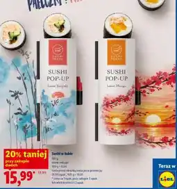 Lidl Sushi w tubie oferta