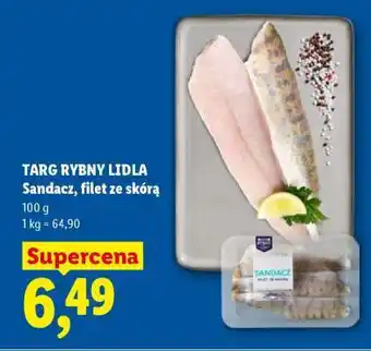 Lidl SANDACZ FILET ZE SKÓRĄ oferta