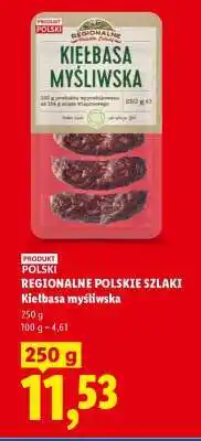 Lidl Kiełbasa myśliwska oferta