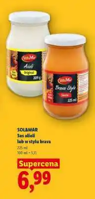 Lidl SOL&MAR Sos aioli lub w stylu brava oferta