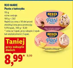 Lidl RIO MARE Pasta z tuńczyka oferta