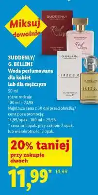 Lidl SUDDENLY/G. BELLINI Woda perfumowana oferta