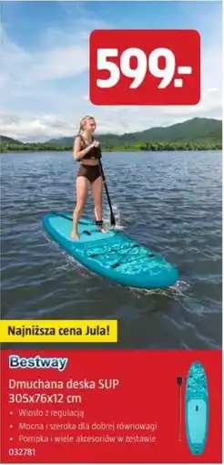 Jula Bestway Dmuchana deska SUP oferta