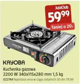 Jula KAYOBA Kuchenka gazowa oferta