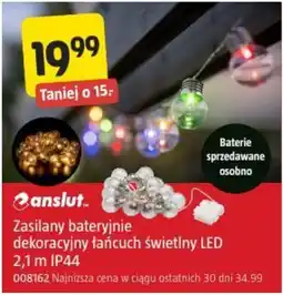 Jula Anslut Zasilany bateryjnie dekoracyjny łańcuch świetlny LED oferta
