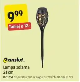 Jula Anslut Lampa solarna 21 cm oferta