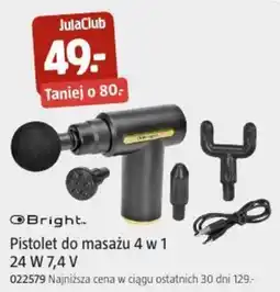 Jula Bright Pistolet do masażu 4 w 1 oferta
