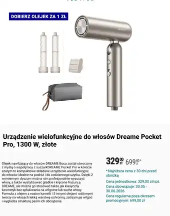 Urządzenie wielofunkcyjne do włosów Dreame Pocket Pro