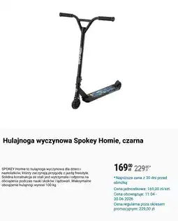 Biedronka Hulajnoga wyczynowa Spokey Homie oferta