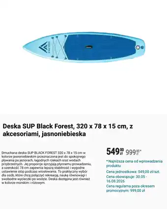 Deska SUP Black Forest