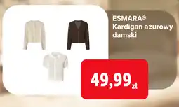 Lidl Esmara Kardigan ażurowy damski oferta