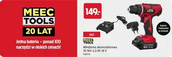 Jula Meec Tools Wkrętarka akumulatorowa 35 Nm 2,0 Ah 18 V oferta