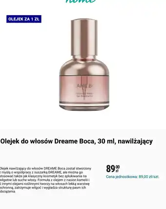Olejek do włosów Dreame Boca