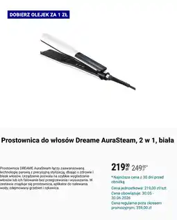 Biedronka Prostownica do włosów Dreame AuraSteam 2w1 oferta