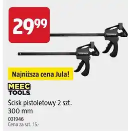 Jula MEEC TOOLS Ścisk pistoletowy 2 szt. 300 mm oferta