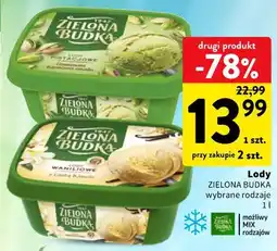 Intermarche Lody Zielona Budka wybrane rodzaje oferta