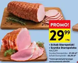 Intermarche Schab Staropolski / Szynka Staropolska MAZURY oferta