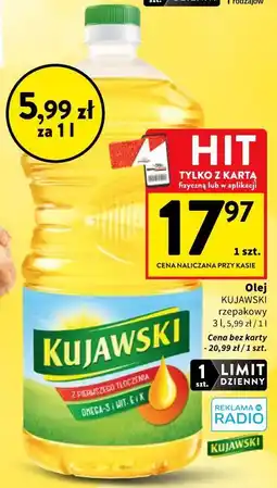 Intermarche Olej KUJAWSKI rzepakowy oferta