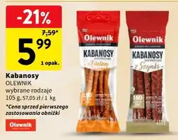 Intermarche Kabanosy OLEWNIK oferta