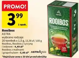 Intermarche Rooibos ASTRA wybrane rodzaje oferta