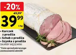 Intermarche Karczek z prodiża / Schab z prodiża / Szynka z prodiża SKARBY WĘDZARNI oferta