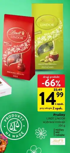 Intermarche Praliny Lindt Lindor oferta