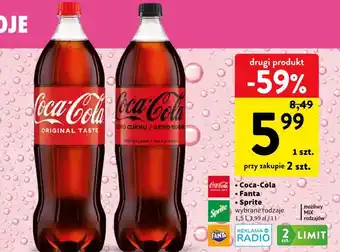 Intermarche Coca-Cola, Fanta, Sprite oferta