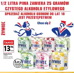 Intermarche Napój piwny Żywiec wybrane rodzaje oferta