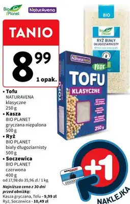 Intermarche Tofu NaturAvena / Kasza, Ryż, Soczewica Bio Planet oferta