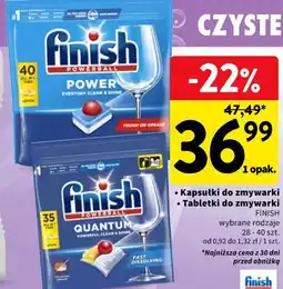 Intermarche Kapsułki do zmywarki / Tabletki do zmywarki Finish oferta