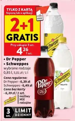 Intermarche Dr Pepper, Schweppes oferta
