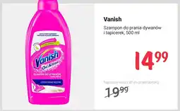 Rossmann Szampon do prania dywanów i tapicerek Vanish Oxi Action oferta