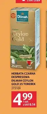 Selgros Herbata czarna ekspresowa Dilmah Ceylon Gold oferta