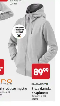 Jula Bluza z kapturem Bluewear oferta