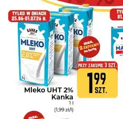 Społem Częstochowa Mleko UHT 2% Kanka oferta