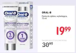 Rossmann Pasta do zębów wybielająca Oral-B Pro 3D White Clinical Intensive Whitening oferta
