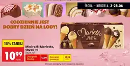 Biedronka Mini rożki Marletto Black & White oferta