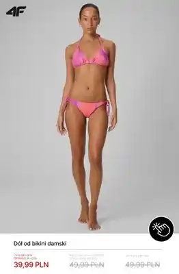 Dół od bikini damski 4F
