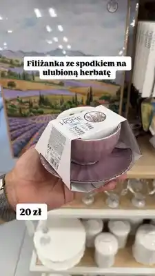 Pepco Filiżanka ze spodkiem Pepco Home oferta
