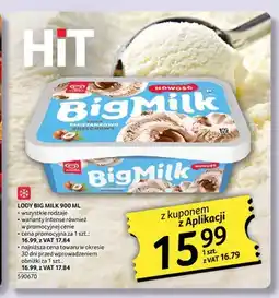 Selgros Lody Big Milk oferta
