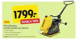 Jula Płyta wibracyjna Stanley oferta