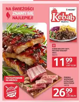 Selgros Żeberka wieprzowe extra paski mała porcja oferta