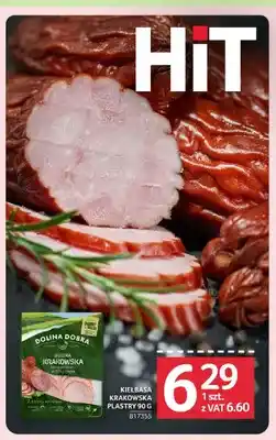 Selgros Kiełbasa krakowska sucha plastry Dolina Dobra oferta