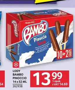 Selgros Lody Bambo Pinoccio 14-pak oferta
