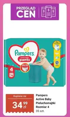 Dino Pieluchomajtki Pampers Active Baby Rozmiar 4 oferta