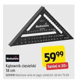 Jula Kątownik ciesielski Hultafors 18 cm oferta